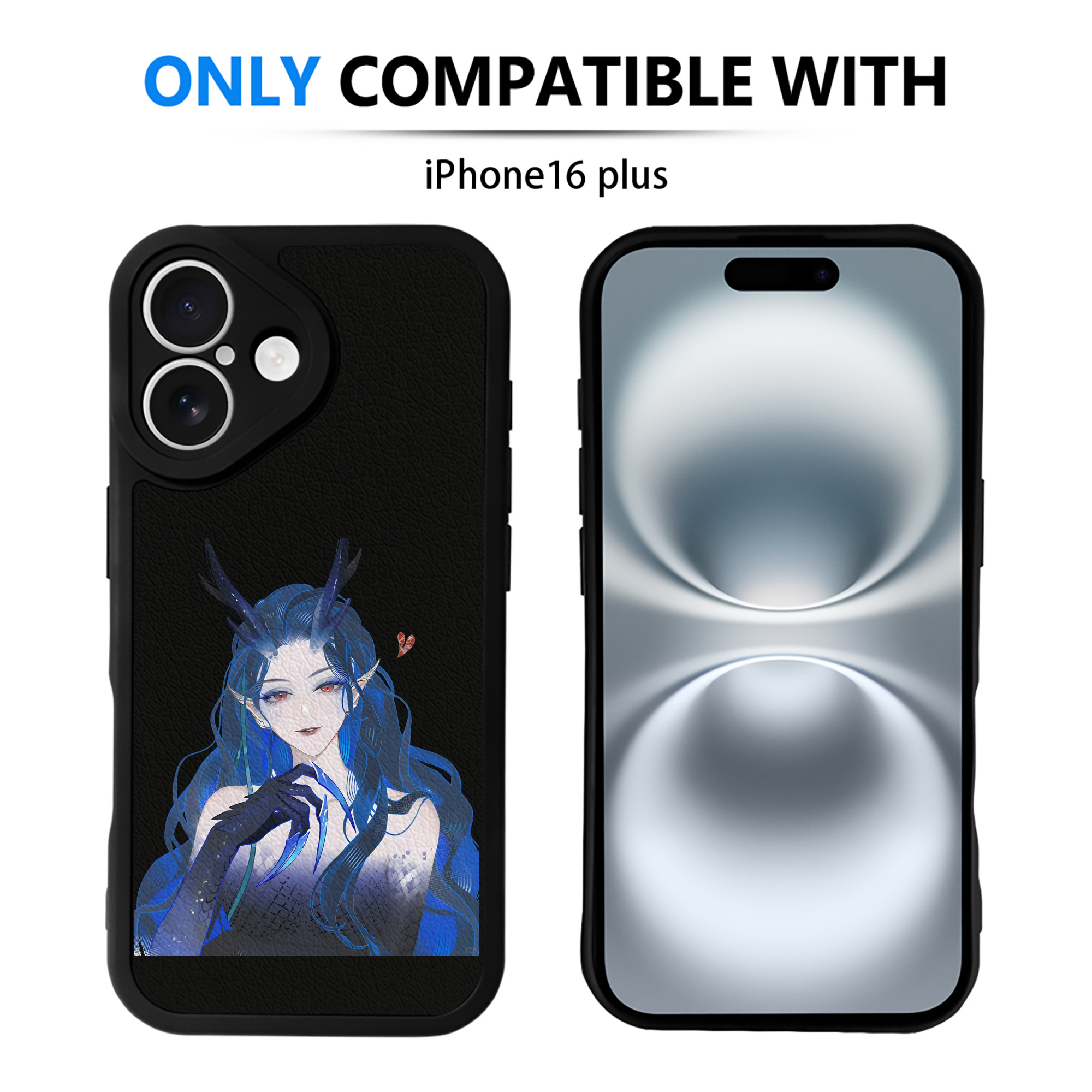 （画像用） Ne Zha 2 ナタ 魔童の大暴れ 【iPhone 16シリーズ対応】シリコンスマホケース（レザー調） 材質：シリコン
